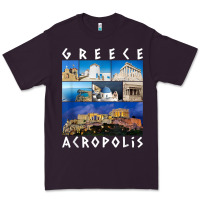 Plum greece acropolis famous sights gallery traveler souvenir t shirt Premium Tee - baoMotion