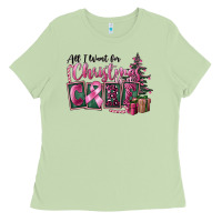 All I Want For Christmas Is Cure Ladies Tee | Teevron