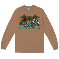 Toasted Coconut Christmas With Tribe Long Sleeve Tee - CowhideDigitalArt