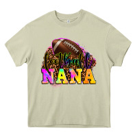 Mossy football nana Heavy Core Tee - OliviaCreatesArt