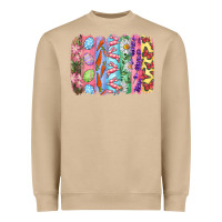 Mushroom Easter Brushstrokes Heavyweight Sweatshirt - RanaPortraitStore