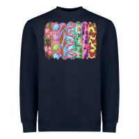 Navy Easter Brushstrokes Heavyweight Sweatshirt - RanaPortraitStore