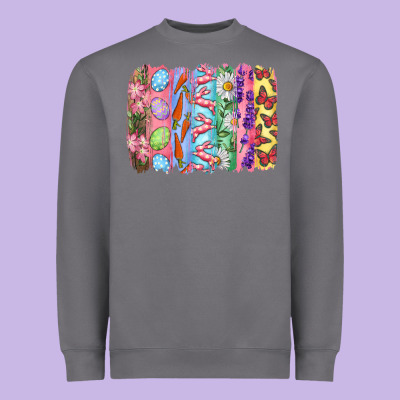 Easter Brushstrokes Heavyweight Sweatshirt Designed By Ranaportraitstore