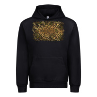 Black Camouflage Leopard Background Urban Hoodie - Jasminsmagicworld