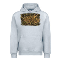Heather Grey Camouflage Leopard Background Urban Hoodie - Jasminsmagicworld