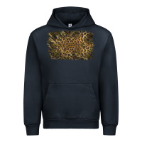 Navy Camouflage Leopard Background Urban Hoodie - Jasminsmagicworld