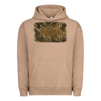 Pigment Burro Camouflage Leopard Background Urban Hoodie - Jasminsmagicworld