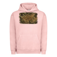 Pigment Salmon Camouflage Leopard Background Urban Hoodie - Jasminsmagicworld