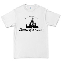 White desantis world anti woke corporation political t shirt Premium Tee - baoMotion