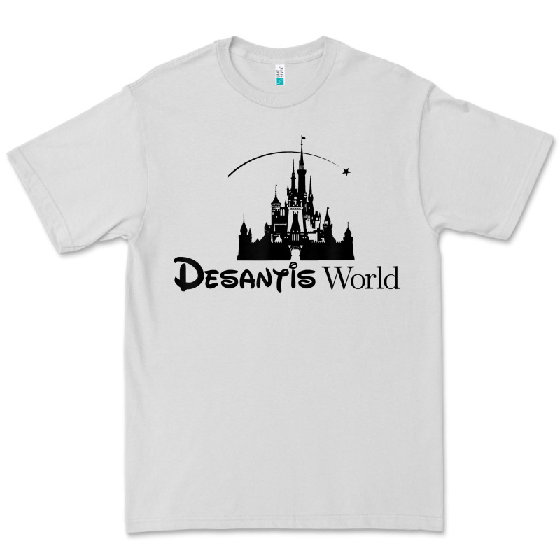 Desantis World Anti Woke Corporation Political T Shirt Premium Tee by baoMotion | Teevron