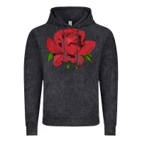 Vintage Black Oklahoma Rose Illustrations Vintage Hoodie - LillyAllenDesigns