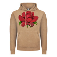 Vintage Coffee Oklahoma Rose Illustrations Vintage Hoodie - LillyAllenDesigns