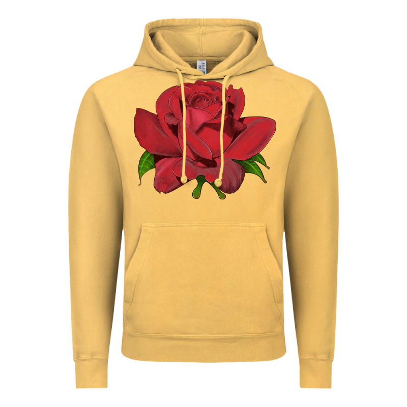 Oklahoma Rose Illustrations Vintage Hoodie by LillyAllenDesigns | Teevron