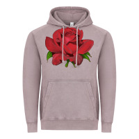 Vintage Zinc Oklahoma Rose Illustrations Vintage Hoodie - LillyAllenDesigns