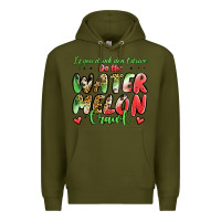 Army Green Watermelon Crawl Premium Hoodie - Jasminsmagicworld