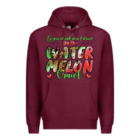 Burgundy Watermelon Crawl Premium Hoodie - Jasminsmagicworld
