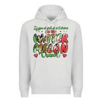 Dove Grey Watermelon Crawl Premium Hoodie - Jasminsmagicworld