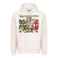 Pale Pink Watermelon Crawl Premium Hoodie - Jasminsmagicworld
