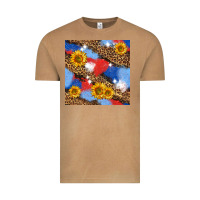 Vintage Camel western 4th of july seamless pattern Vintage Tee - BundleAndBundleShop