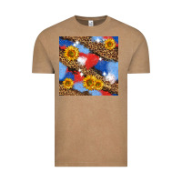 Vintage Coffee western 4th of july seamless pattern Vintage Tee - BundleAndBundleShop