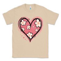 Mushroom floral pink glitter heart Classic Tee - Jasminsmagicworld