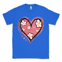 True Royal floral pink glitter heart Classic Tee - Jasminsmagicworld