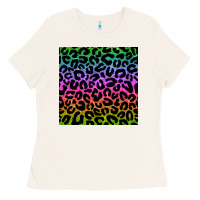 Bone leopard glitter seamless pattern Ladies Tee - BundleAndBundleShop