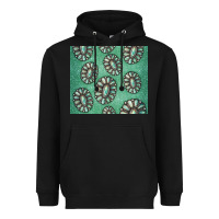 Black turquoise gemstone glitter Heavyweight Hoodie - Jasminsmagicworld