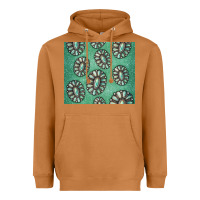 Meerkat turquoise gemstone glitter Heavyweight Hoodie - Jasminsmagicworld