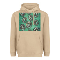 Mushroom turquoise gemstone glitter Heavyweight Hoodie - Jasminsmagicworld
