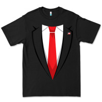 Black halloween trump suit shirt us president easy costume t shirt Premium Tee - baoMotion