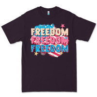 Plum Freedom freedom freedom Premium Tee - FaDigitalArtStudio