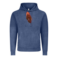 Vintage Denim croton leaf Vintage Hoodie - LillyAllenDesigns
