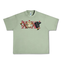 Oil Green xoxo charolais and black angus Urban Heavy Tee - RanaPortraitStore