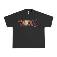 Pigment Black xoxo charolais and black angus Urban Heavy Tee - RanaPortraitStore