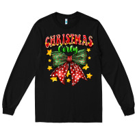 Black festive holiday bow design Long Sleeve Tee - CowhideDigitalArt