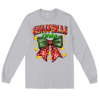 Moon Dust festive holiday bow design Long Sleeve Tee - CowhideDigitalArt