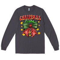 Smoke festive holiday bow design Long Sleeve Tee - CowhideDigitalArt