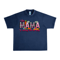 Navy This Mama Is Chilling With Her Peeps Urban Heavy Tee - CowhideDigitalArt