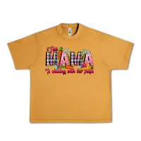 Peanut Butter This Mama Is Chilling With Her Peeps Urban Heavy Tee - CowhideDigitalArt