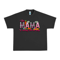 Pigment Black This Mama Is Chilling With Her Peeps Urban Heavy Tee - CowhideDigitalArt