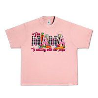 Salmon This Mama Is Chilling With Her Peeps Urban Heavy Tee - CowhideDigitalArt