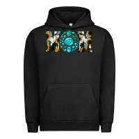 Pigment Black Sunflower Cowhide Turquoise Gemstone Mom Urban Hoodie - Jasminsmagicworld