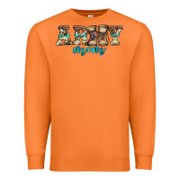 Carrot western camo pattern army mom Premium Sweatshirt - Jasminsmagicworld