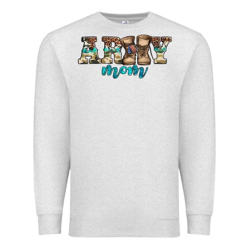 Western Camo Pattern Army Mom Premium Sweatshirt by Jasminsmagicworld | Teevron