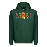 Sports Green sunflower mom mothers day Premium Hoodie - Artiststas