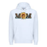 White sunflower mom mothers day Premium Hoodie - Artiststas