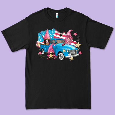 American Truck Gnomes Premium Tee Designed By Fadigitalartstudio