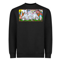 Black Easter Bunnies Heavyweight Sweatshirt - RanaPortraitStore