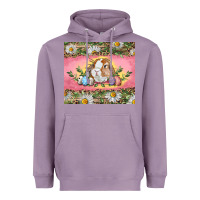 Lavender Easter bunny and eggs Heavyweight Hoodie - RanaPortraitStore